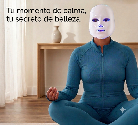 Mascarilla LED Facial de 7 Colores para Cuidado de la Piel