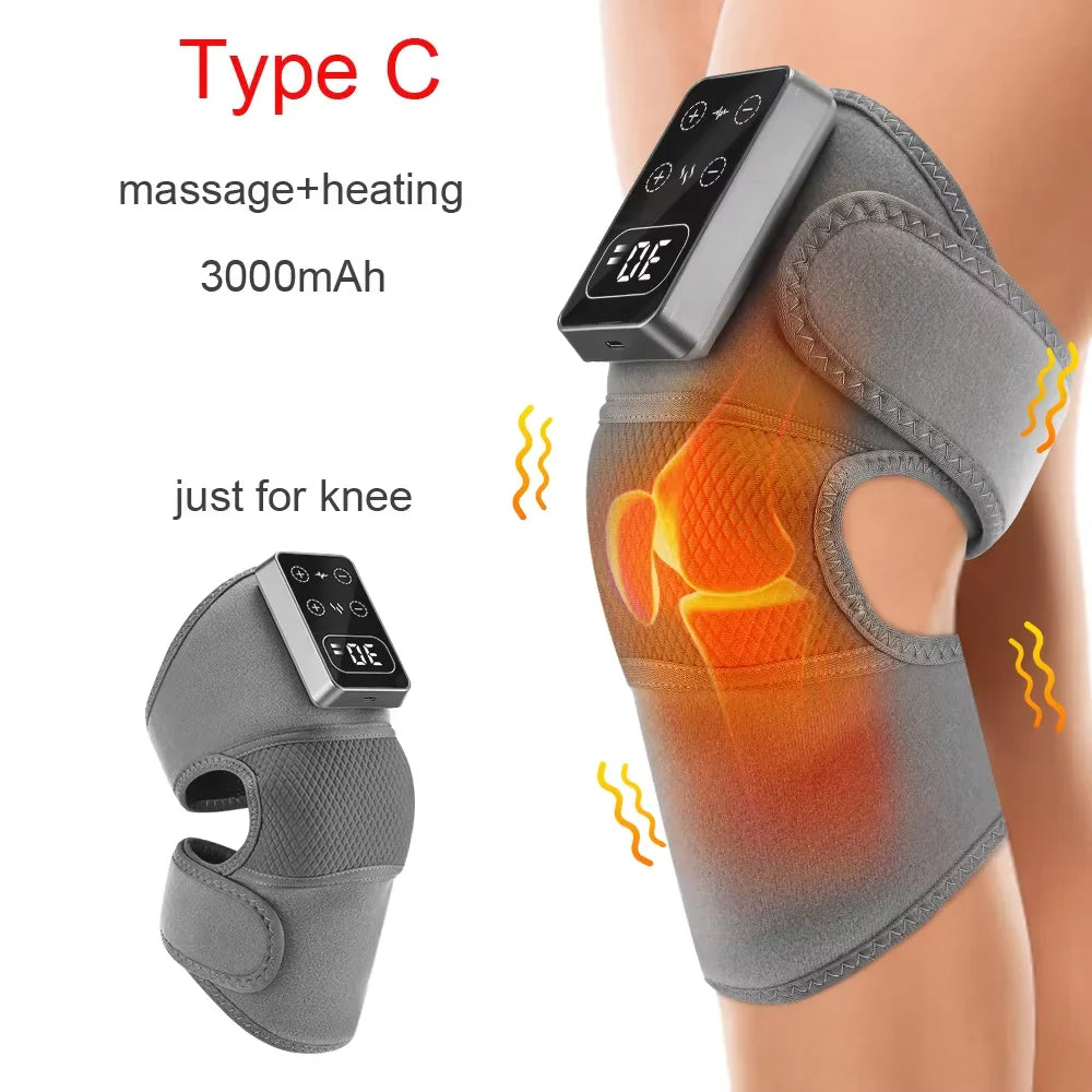 Masajeador térmico Nucarna para rodilla - diseño con sujeción ajustable