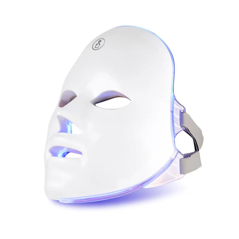 Mascarilla LED facial Nucarna de 7 colores - vista del dispositivo completo